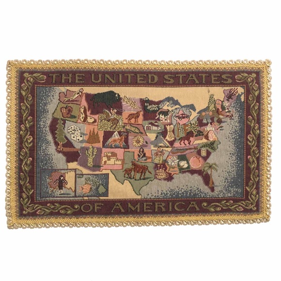 Other - Tapestry - USA Map - Ready to hang